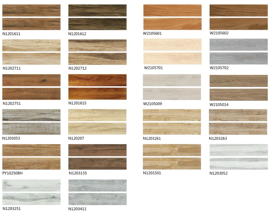 Wood Look Porcelain Tile Rustic Ceramic Wooden Flooring Tiles