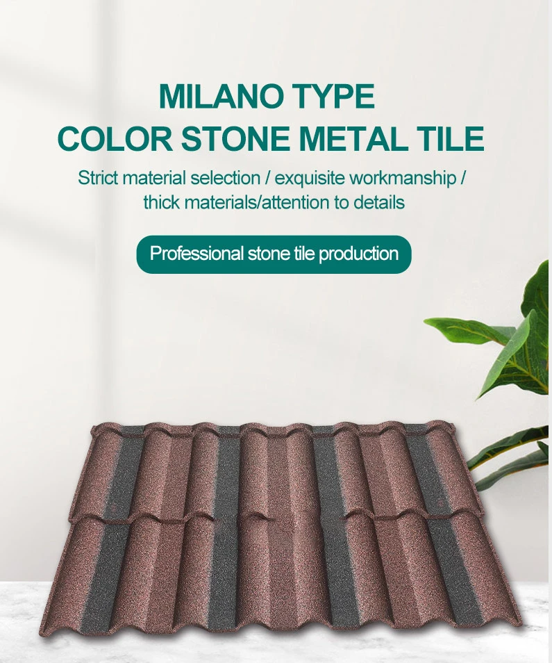 Factory Hot Sales Hot Style Slate Roof Tiles Color Coated Stone Roofing Tile Mazarron Roof Tile