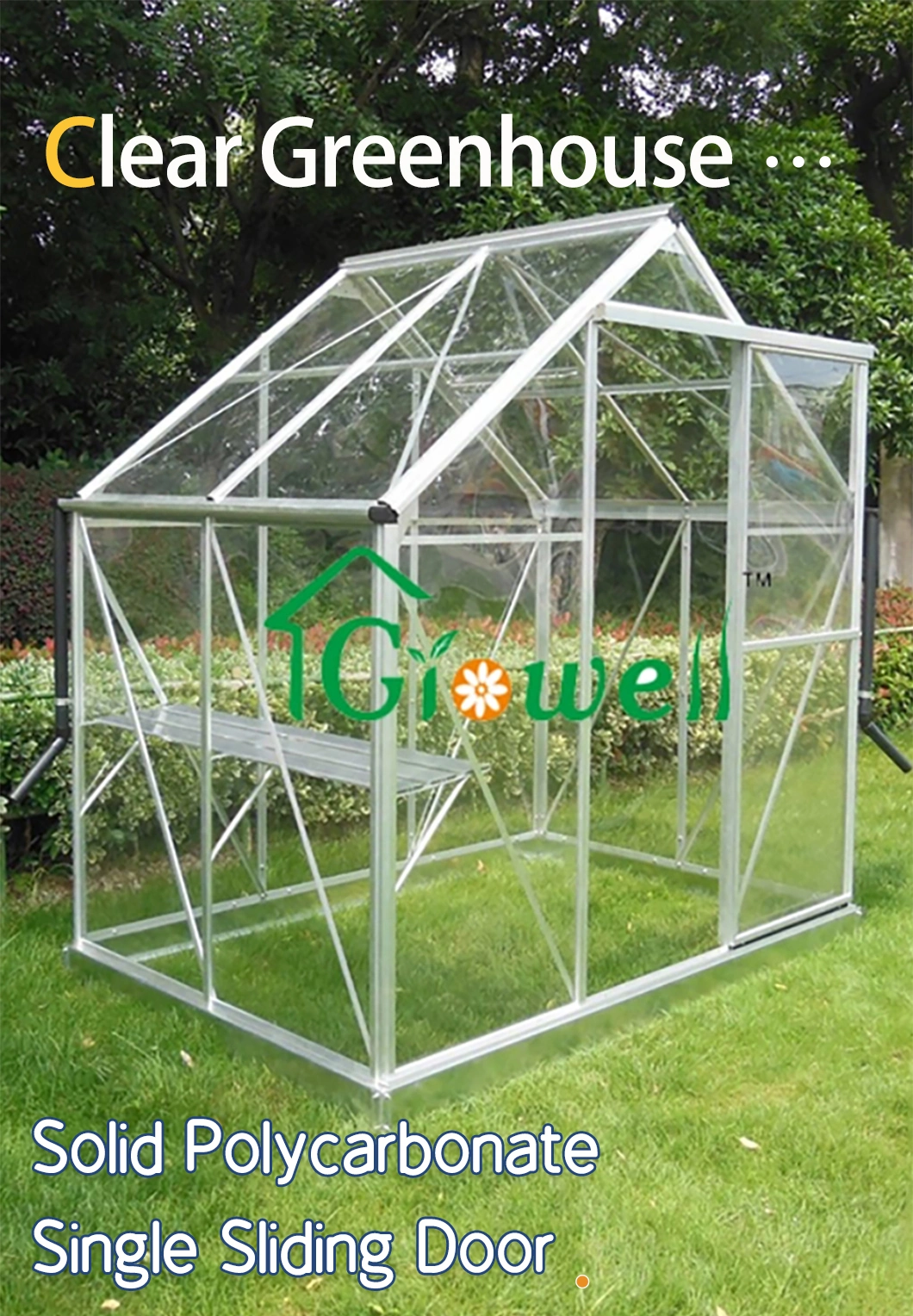 Easy Operation Premium Side Wall Entry Greenhouse